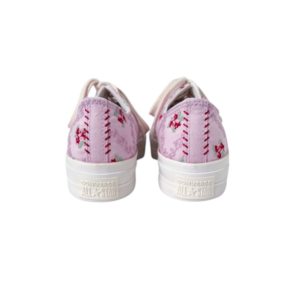 Converse Chuck Taylor All Star Lift Rose Cross Stitch Platform Sneaker | 9 NWOT - Picture 4 of 10